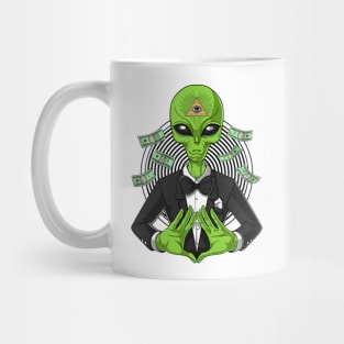 Illuminati Space Alien Mug